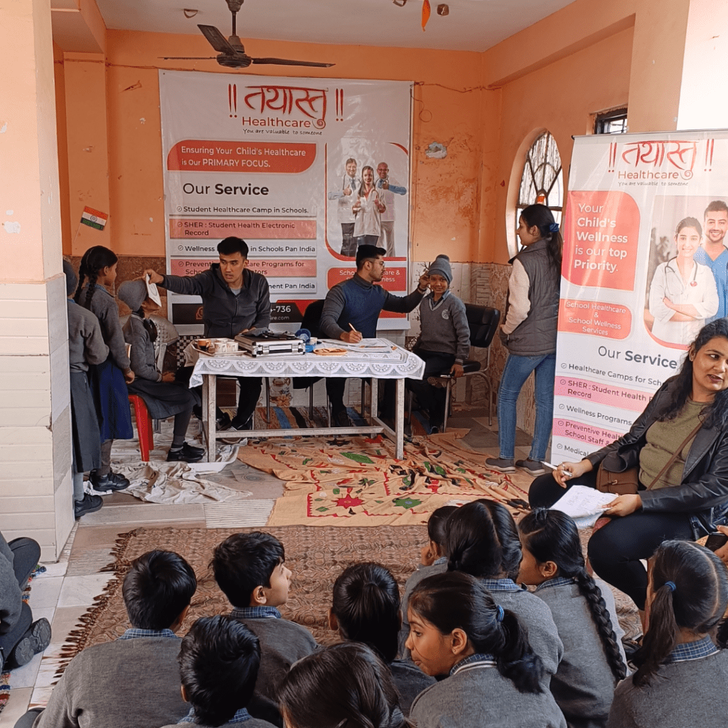 Tathastu healthcare organised school healthcare programs in delhi